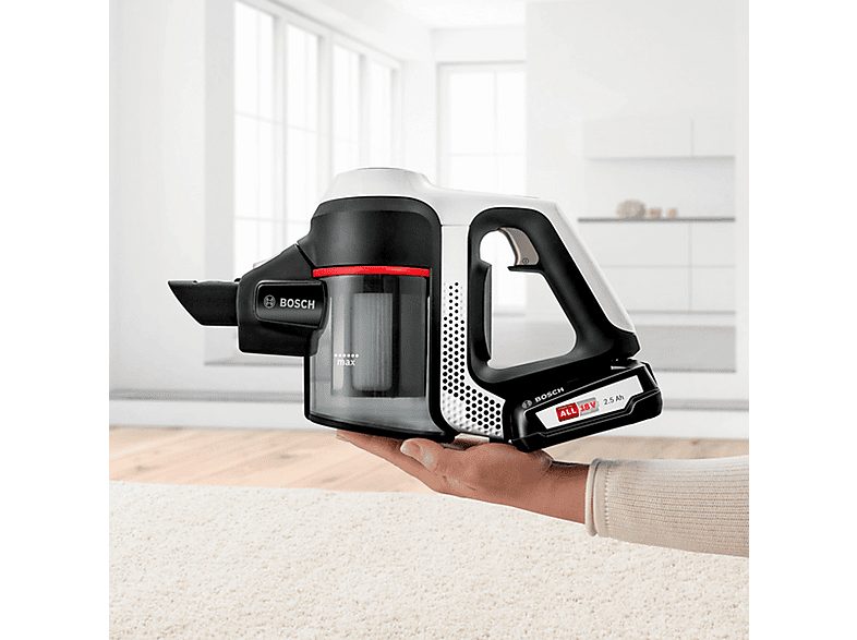 Aspirador de mano - BOSCH BCS61113, 6 W, Depósito 0,3 l, Autonomía 30 min, Blanco — foto 4