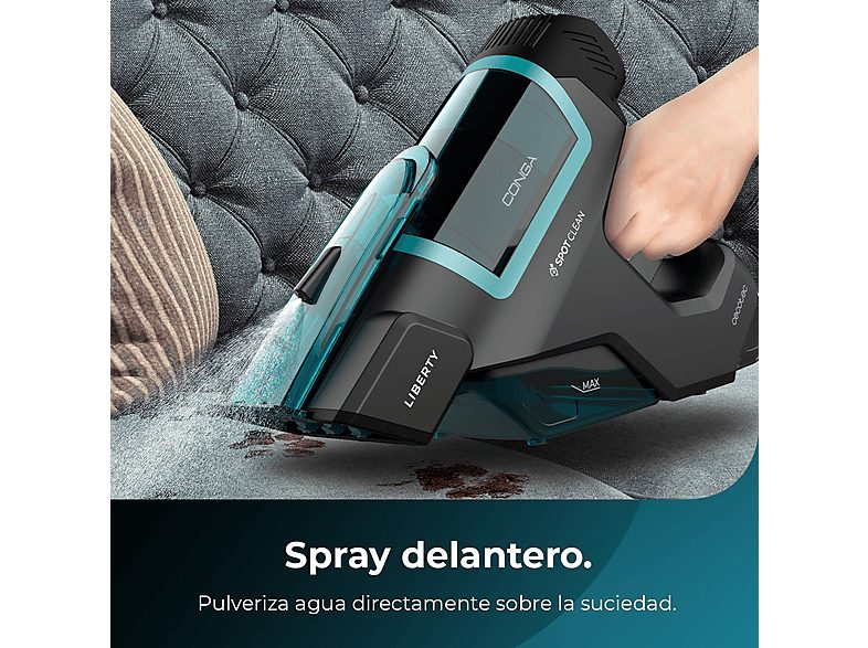 Aspirador de mano - CECOTEC Conga MotorHand Carpet&Spot Clean 2500, 100 W, Depósito 500 ml, Autonomía 120 min, Multicolor — foto 3
