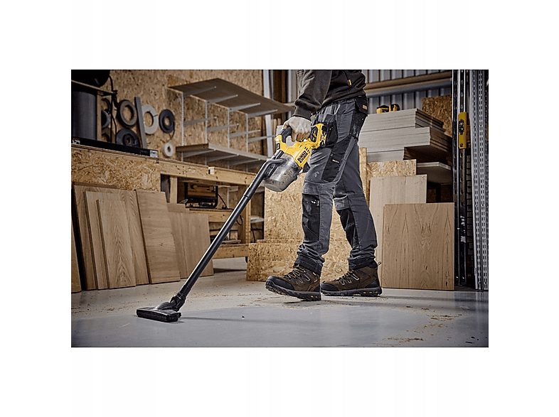 Aspirador de mano - DEWALT DCV501LN-XJ, 0 W, Depósito 1,260 l, Autonomía 22 min, Negro — foto 3