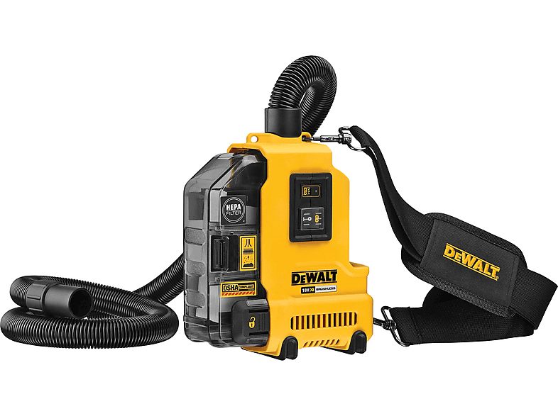 DEWALT Aspirador de mano - DEWALT DWH161N-XJ, 1 W, Depósito 0.21 l, Negro