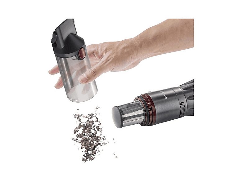 Aspirador de mano - GENIUS A28178, 90 W, Potencia de succión 12 kPa, Depósito 0,09 l, Inox — foto 4