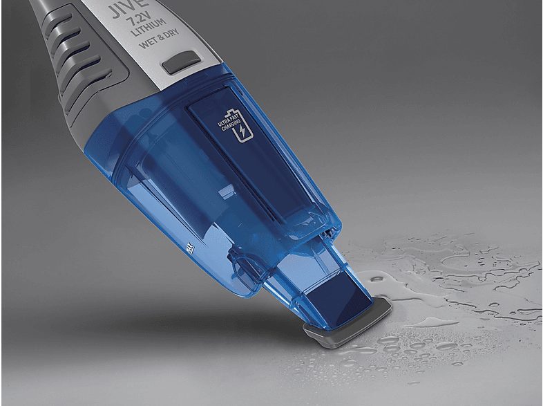 Aspirador de mano - HOOVER 39300767, 7,1 V, Depósito 0,3 l, Autonomía 10 min, Azul, Transparente — foto 8