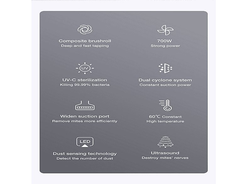 Aspirador de mano - JIMMY BX7 Pro, 700 W, Depósito 0,5 l, Gris — foto 10