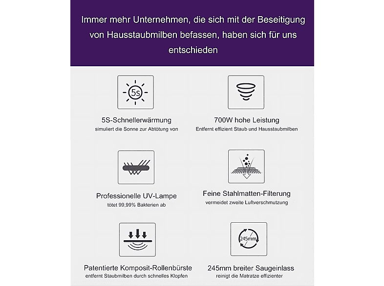 Aspirador de mano - JIMMY JV35, 700 W, Potencia de succión 14 kPa, Depósito 0,5 l, Plata — foto 5