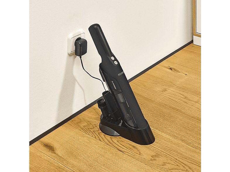 Aspirador de mano - SEVERIN HV 9589, 120 W, Potencia de succión 12 kPa, Depósito 0,2 l, Autonomía 15 min, Negro — foto 2