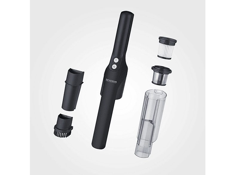 Aspirador de mano - SEVERIN HV 9589, 120 W, Potencia de succión 12 kPa, Depósito 0,2 l, Autonomía 15 min, Negro — foto 7