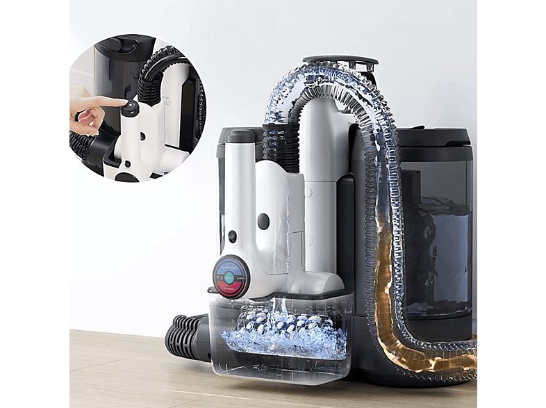 Aspirador de mano - TINECO Carpet One Spot Essentials, 170 W, Potencia de succión 33 W, Depósito 1,6 ml, Negro — foto 3