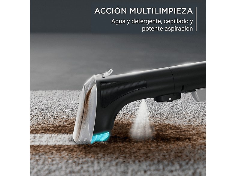 Aspirador de tapicerías - Rowenta Clean IT IN5021, Limpia tapicerías y manchas, Depósito extraíble, 2.3L, Hasta 13.5 kPa, 750w, Autolimpieza,  Negro — foto 3