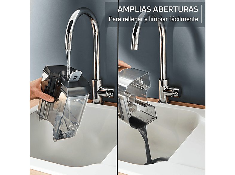 Aspirador de tapicerías - Rowenta Clean IT IN5021, Limpia tapicerías y manchas, Depósito extraíble, 2.3L, Hasta 13.5 kPa, 750w, Autolimpieza,  Negro — foto 6