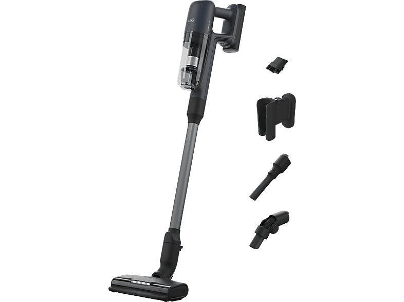 Aspirador escoba - AEG 900 402 183, 3,6 V, Depósito 0,3 l, Autonomía 50 min, Azul Denim