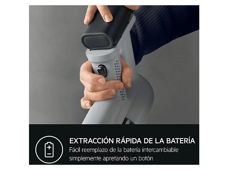 Aspirador escoba - AEG 900 402 183, 3,6 V, Depósito 0,3 l, Autonomía 50 min, Azul Denim — foto 4