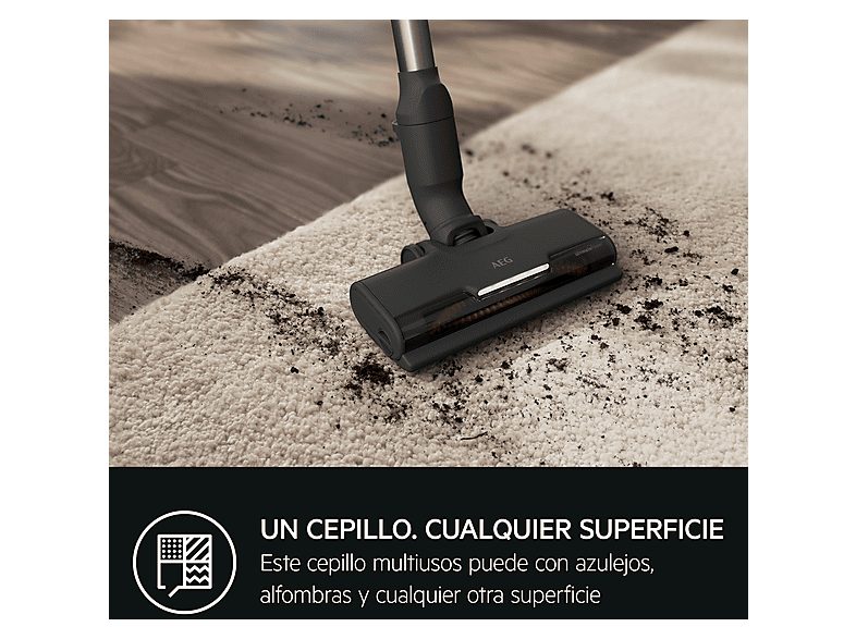 Aspirador escoba - AEG 900 402 183, 3,6 V, Depósito 0,3 l, Autonomía 50 min, Azul Denim — foto 6