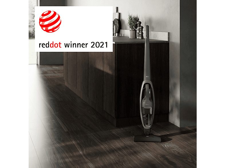 Aspirador escoba - AEG 900 402 207, 29 W, Depósito 0,3 l, Autonomía 45 min, Gris Oscuro — foto 8