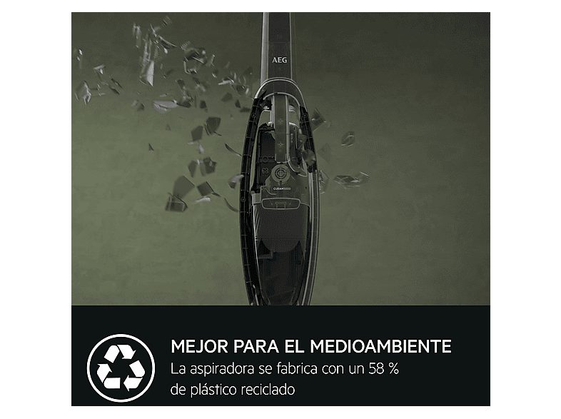 Aspirador escoba - AEG 900 402 207, 29 W, Depósito 0,3 l, Autonomía 45 min, Gris Oscuro — foto 9
