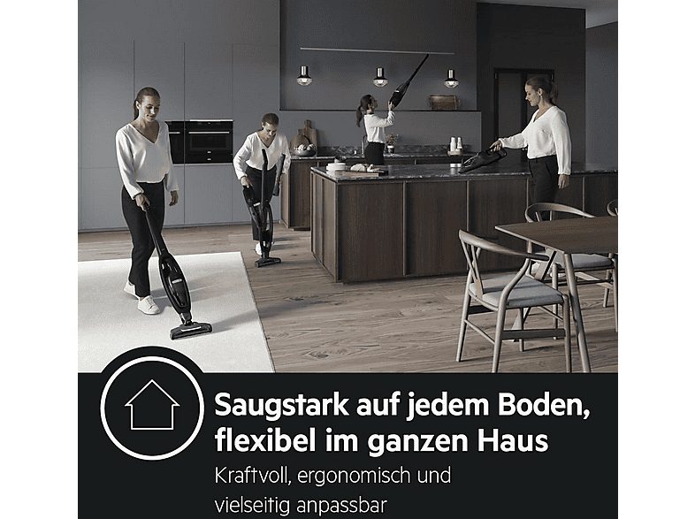 Aspirador escoba - AEG 900402018, 21,6 V, Depósito 0,3 l, Negro — foto 3