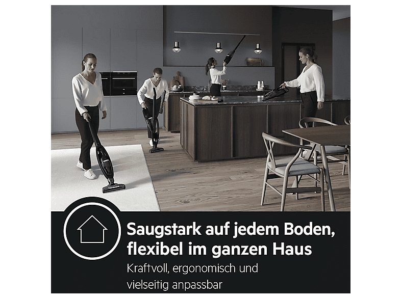 Aspirador escoba - AEG 900402018, 21,6 V, Depósito 0,3 l, Negro — foto 6