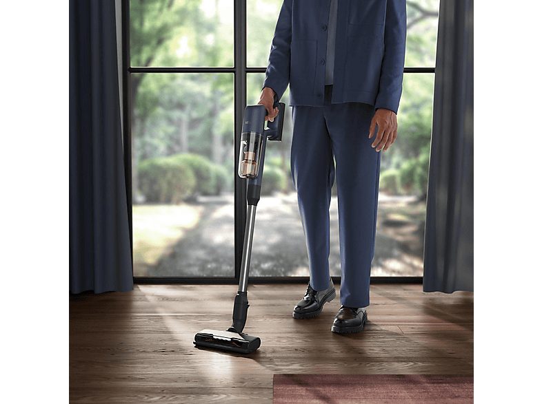 Aspirador escoba - AEG AKLBB1725940559, 300 W, Potencia de succión 95 AirWatt, Depósito 300 ml, Autonomía 50 min, Azul — foto 2