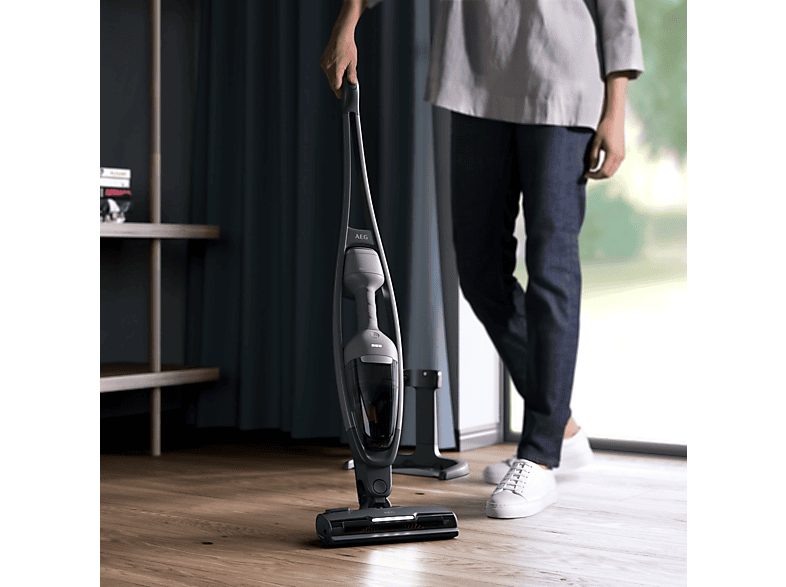 Aspirador escoba - AEG AS62AB25UG, 3.6 V, Autonomía 55 min, Tecnología ciclónica, Gris urbano — foto 9