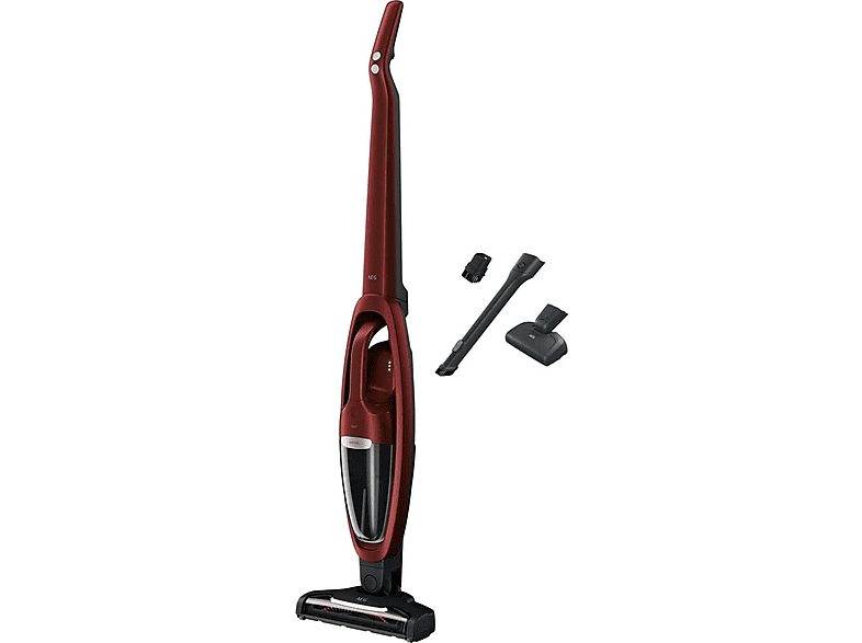 Aspirador escoba - AEG QX7-ANIM, 21,6 V, Depósito 0,3 l, Rojo — foto 3