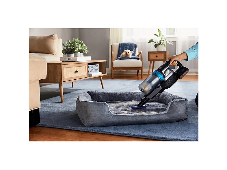 Aspirador escoba - BLACK & DECKER BHFEB520D1, 18 V, Potencia de succión 40 AirWatt, Depósito 0,75 l, Autonomía 56 min, Gris negro — foto 8