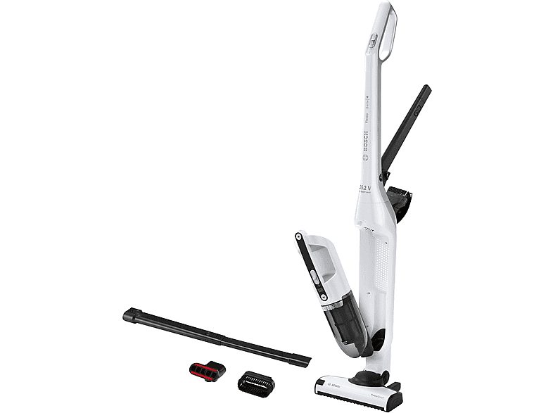 Aspirador escoba - BOSCH BBH32551, 1 kW, Depósito 0,4 l, Autonomía 1min, Blanco — foto 2