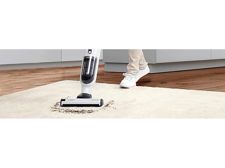 Aspirador escoba - BOSCH BBH32551, 1 kW, Depósito 0,4 l, Autonomía 1min, Blanco — foto 8