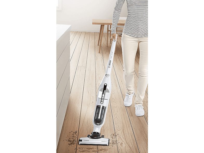 Aspirador escoba - BOSCH BBH32551, 1 kW, Depósito 0,4 l, Autonomía 1min, Blanco — foto 9
