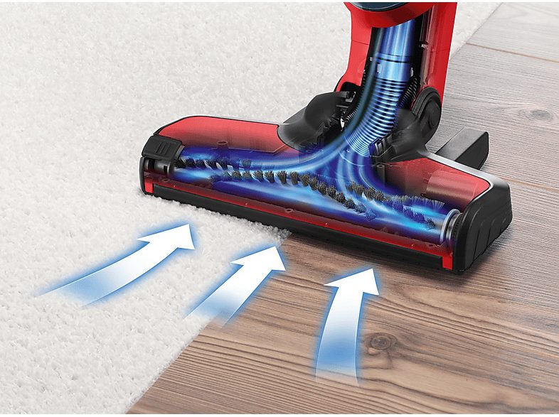 Aspirador escoba - BOSCH BBH3ZOO25, 106 W, Depósito 0,4 l, Autonomía 55 min, Rojo — foto 6