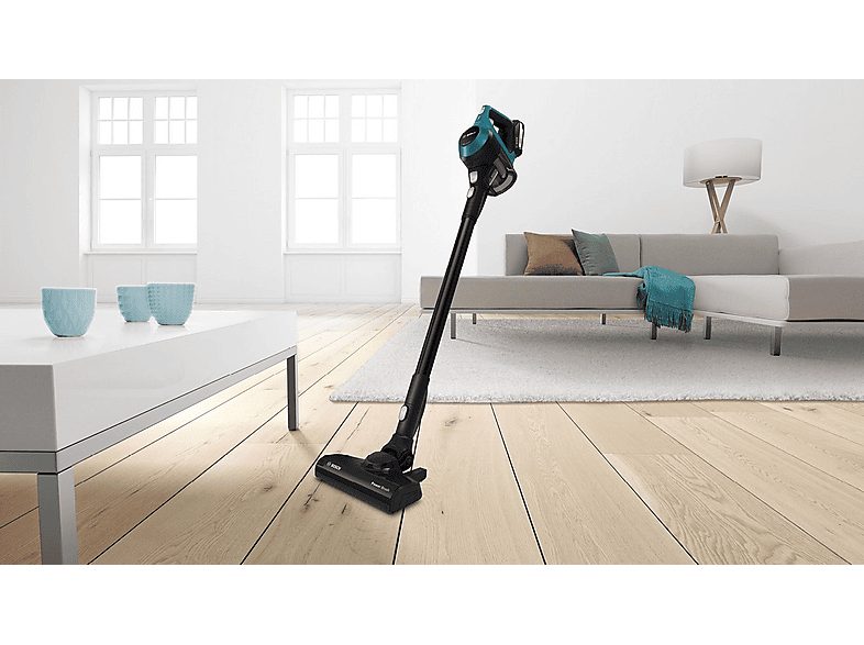 Aspirador escoba - BOSCH BBS611LAG, 6 W, Depósito 0,3 l, Autonomía 8.0 min, Azul — foto 5