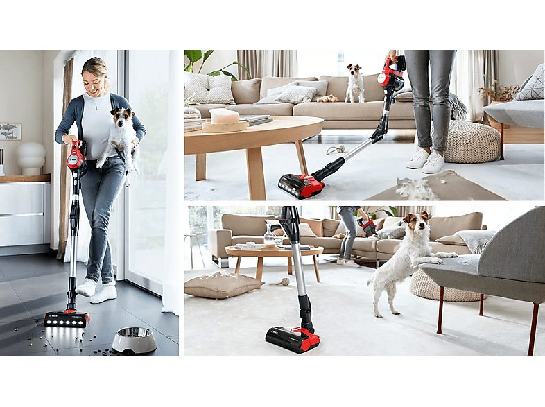 Aspirador escoba - BOSCH BBS711ANM, 700 W, Depósito 0,3 l, Autonomía 40.0 min, Inox — foto 5