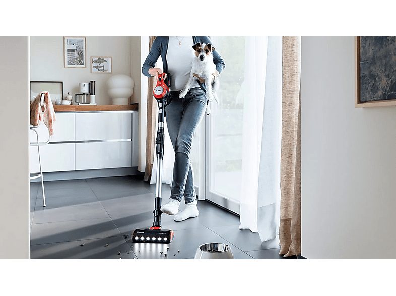 Aspirador escoba - BOSCH BBS711ANM, 700 W, Depósito 0,3 l, Autonomía 40.0 min, Inox — foto 8