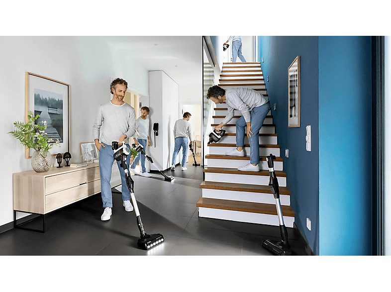 Aspirador escoba - BOSCH BCS711XXL, 7 W, Depósito 0,3 l, Autonomía 40 min, Blanco — foto 6