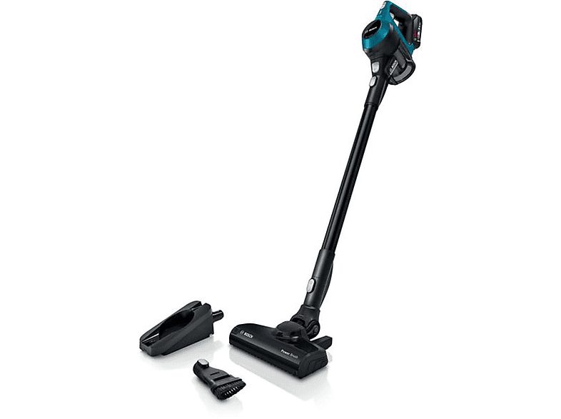 Aspirador escoba - BOSCH BKS6111P, 18 V, Depósito 0,3 l, Azul