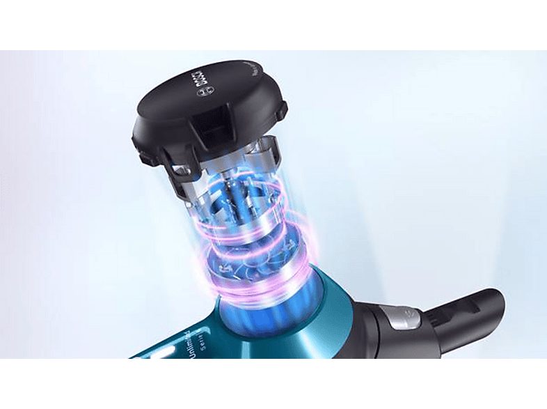 Aspirador escoba - BOSCH BKS6111P, 18 V, Depósito 0,3 l, Azul — foto 8