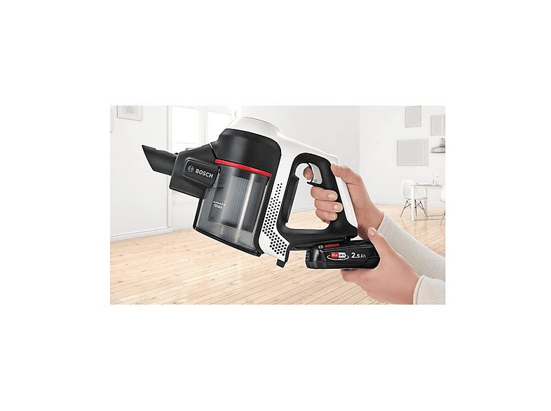 Aspirador escoba - BOSCH BKS611MTB, 15 W, Depósito 0,3 l, Autonomía 30 min, Blanco — foto 5