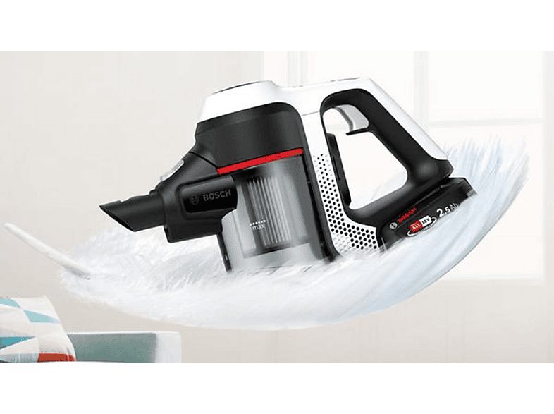 Aspirador escoba - BOSCH BKS611MTB, 15 W, Depósito 0,3 l, Autonomía 30 min, Blanco — foto 9