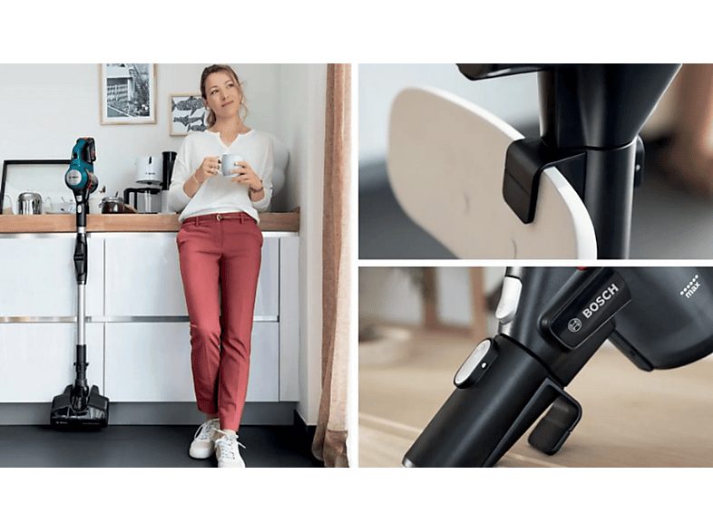 Aspirador escoba - BOSCH BSS71125AH, 500 W, Depósito 0,3 l, Autonomía 35 min, Negro — foto 8