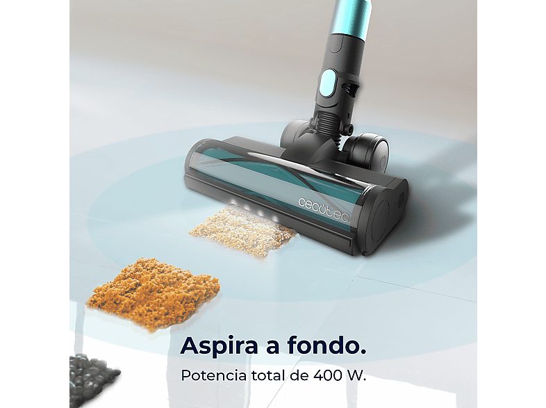Aspirador escoba - CECOTEC Cecotec Conga Rockstar 2500 Thunder Pet Flex, 400 W, Potencia de succión 30 kPa, Depósito 500 ml, Autonomía 120 min, Multicolor — foto 4