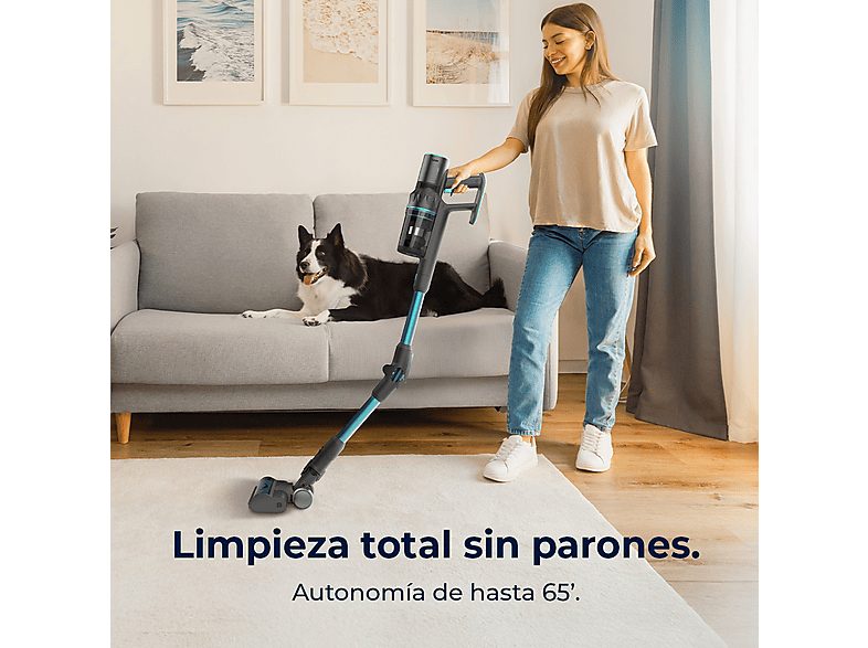 Aspirador escoba - CECOTEC Cecotec Conga Rockstar 2500 Thunder Pet Flex, 400 W, Potencia de succión 30 kPa, Depósito 500 ml, Autonomía 120 min, Multicolor — foto 5
