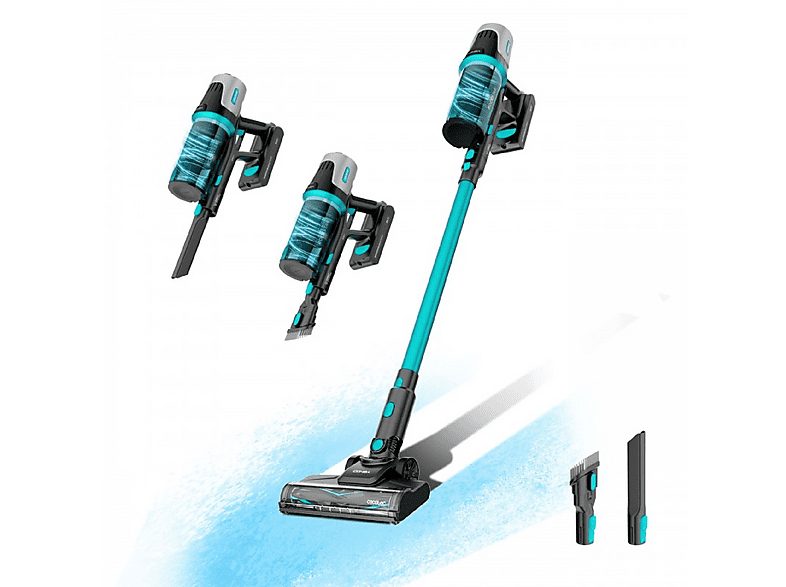 Aspirador escoba - CECOTEC Conga Rockstar 1500 Horizon Genesis XL, 215 W, Potencia de succión 215 W, Depósito 0,5 l, Autonomía 120 min, Multicolor