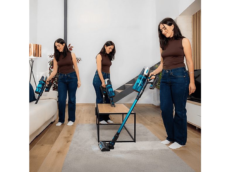 Aspirador escoba - CECOTEC Conga Rockstar 1500 Horizon Genesis XL, 215 W, Potencia de succión 215 W, Depósito 0,5 l, Autonomía 120 min, Multicolor — foto 2