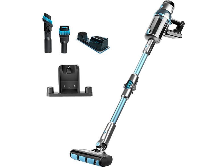 Aspirador escoba - Cecotec Conga Rockstar 1700 Titanium ErgoWet, 680 W, 75 min, Negro