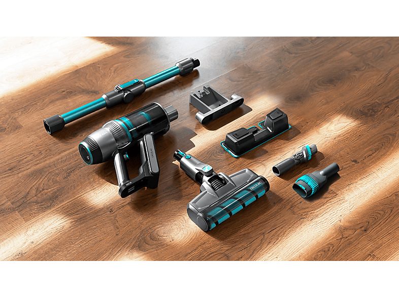 Aspirador escoba - Cecotec Conga Rockstar 1700 Titanium ErgoWet, 680 W, 75 min, Negro — foto 9