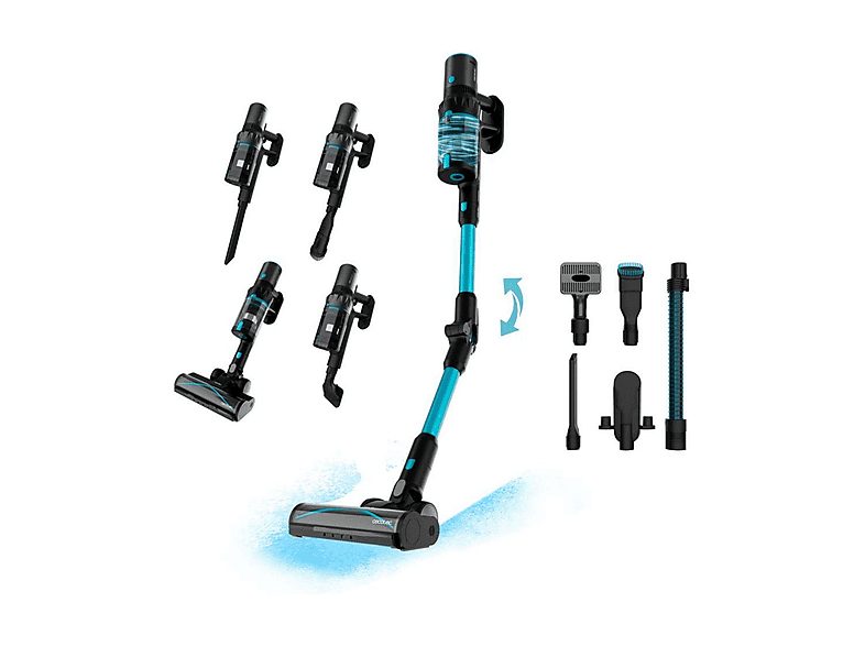 Aspirador escoba - CECOTEC Conga Rockstar 3500 Storm Pet Flex, 500 W, Potencia de succión 150 W, Depósito 500 ml, Autonomía 120 min, Multicolor — foto 2