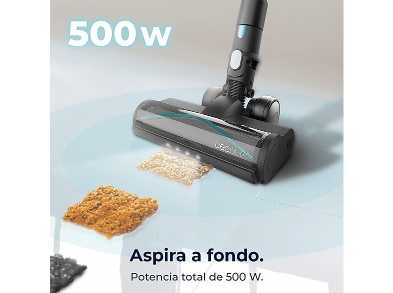 Aspirador escoba - CECOTEC Conga Rockstar 3500 Storm Pet Flex, 500 W, Potencia de succión 150 W, Depósito 500 ml, Autonomía 120 min, Multicolor — foto 4
