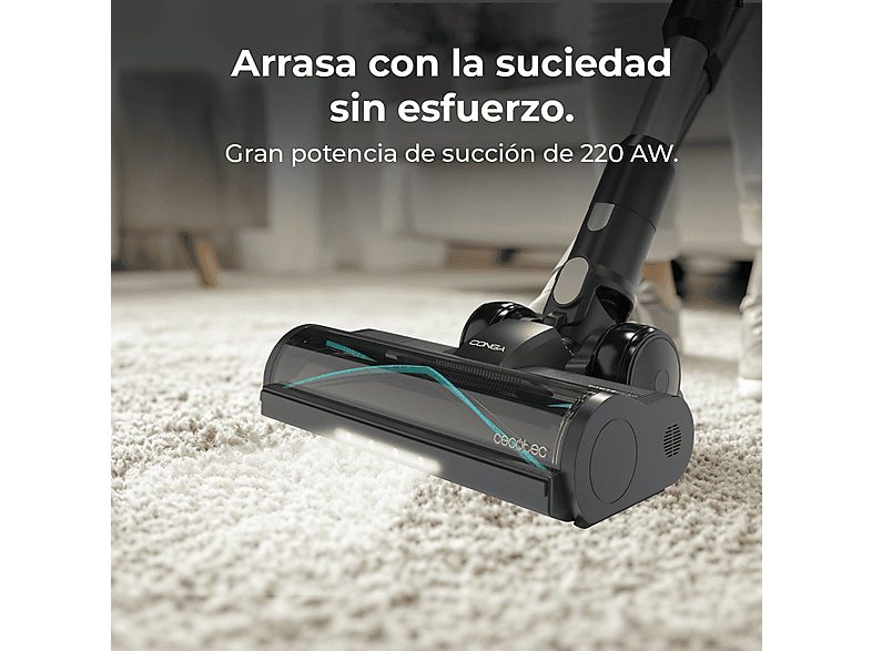 Aspirador escoba - CECOTEC Conga Rockstar 5500 Hurricane Station Pet Flex, 700 W, Potencia de succión 30 kPa, Depósito 0,5 ml, Autonomía 120 min, Multicolor — foto 2