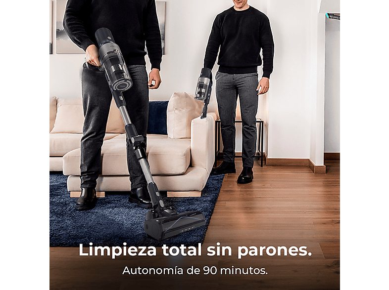 Aspirador escoba - CECOTEC Conga Rockstar 5500 Hurricane Station Pet Flex, 700 W, Potencia de succión 30 kPa, Depósito 0,5 ml, Autonomía 120 min, Multicolor — foto 5