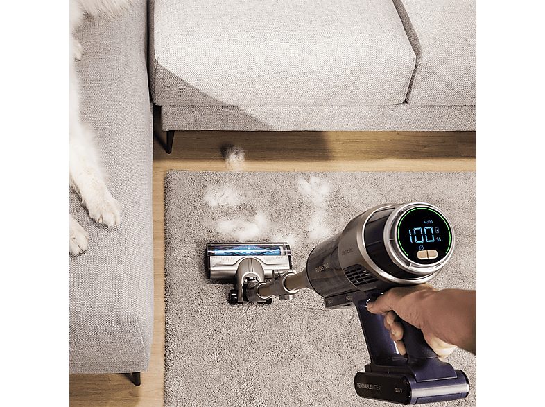 Aspirador escoba - Cecotec Conga Rockstar RX90 AI AquaPet Flex, 850W, 100min, IA, Tubo flexible, Kit de accesorios, Cepillo antienredos, Negro — foto 7