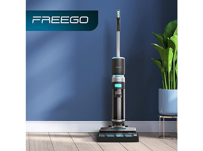 Aspirador escoba - CECOTEC FreeGo Wash&Vacuum, 200 W, Potencia de succión 200 W, Depósito 0,7 ml, Autonomía 120 min, Multicolor — foto 2