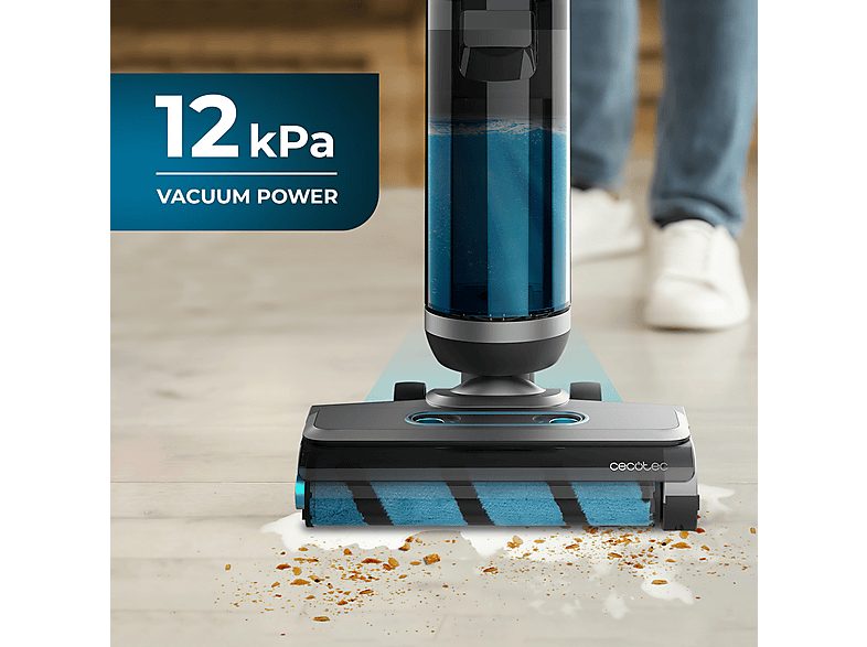 Aspirador escoba - CECOTEC FreeGo Wash&Vacuum, 200 W, Potencia de succión 200 W, Depósito 0,7 ml, Autonomía 120 min, Multicolor — foto 4